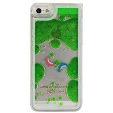 Чехол-накладка Windigital для iPhone 5/5S Water Dolphin (зеленый)