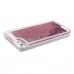 Чехол-накладка Windigital для iPhone 5/5S Water with Glitter (розовый)