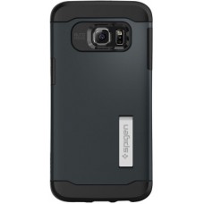Чехол-накладка SGP Slim Armor для Galaxy S6 edge+ (черный)