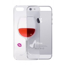 Чехол-накладка Windigital для iPhone 5/5S Glass of Wine