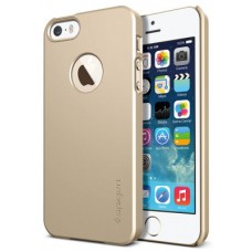 Чехол-накладка SGP Ultra Fit A Series для iPhone 5/5S (золотой)