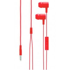 Наушники Xqisit Headset iE H20 (20067) red+гарнитура